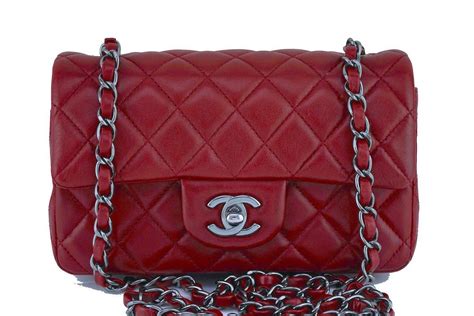 chanel small flap red|chanel mini flap price.